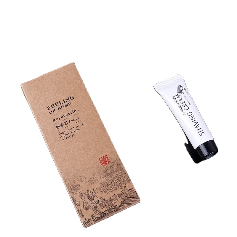 Hotel Disposable Shaving Kit Straw Razor