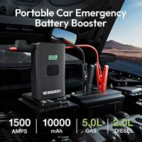 Yesper 383 modeli ucuz fiyat taşınabilir araba atlama marş ile hava pompası 4 in 1 araba pil booster lastik flator