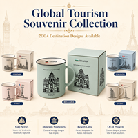 Souvenirs touristiques de Sofia, Bulgarie, tasses en céramique, petite tasse à café en céramique pour le camping avec bordure, personnalisable, OEM, ODM, vente en gros