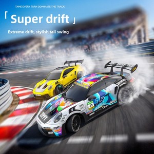 Auto RC Drift JXC 1/43 Modello in Scala Completa, Auto <span class=keywords><strong>da</strong></span> Corsa <span class=keywords><strong>Telecomandata</strong></span> GTR3S PO4302 con Giroscopio e Illuminazione, Giocattolo <span class=keywords><strong>da</strong></span> Scrivania per Bambini, Novità 2026 - Product Image 1