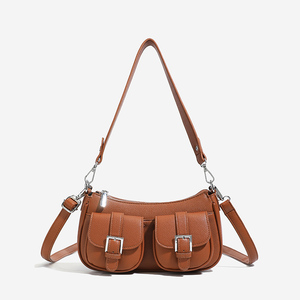 Nuova Borsa Sottospalla Retrò 2026 da Donna, Borsa Moto a Doppia Tasca, Borsa a Tracolla Versatile - Product Image 3