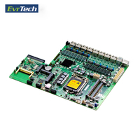 1u OEM Fortinet red pfsense seguridad firewall router VPN mini pc ITX scheda madre con 8 I210 puerto LAN NAS placa base