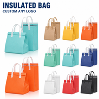 Sac isotherme de livraison alimentaire en gros, garde les aliments chauds ou froids 4-6h, sac isotherme réutilisable et imperméable pour plats à emporter avec logo personnalisé