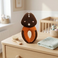 Jepit Rambut Boneka Lucu Bahan Polyester Lembut Aksesoris Kartun untuk Hadiah Pesta