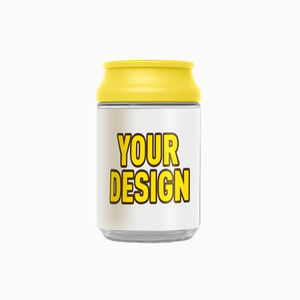 Barattoli in Plastica PET da 100ml Personalizzati con Stampa, Stile Lattina di Bibita, con Scatola per Confezionamento di Snack, Insalate, Zucchero, Caramelle, Fiori, Cioccolato, Alimenti per Bambini - Product Image 2