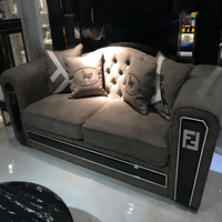 Canapé en cuir de luxe design italien CASA pour salon royal cama
