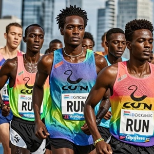 Débardeur de course personnalisé de qualité supérieure, à manches courtes, réversible, respirant, pour l'entraînement et le marathon, avec sublimation - Product Image 6