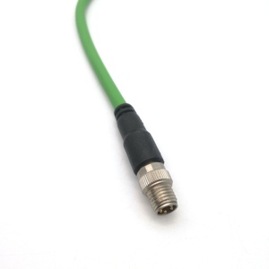 Cable Profinet bibo SVLEC, Conector Macho RJ45, Conector Blindado Verde 2*2*22AWG, Conector Impermeable para Aplicaciones de Microondas - Product Image 4