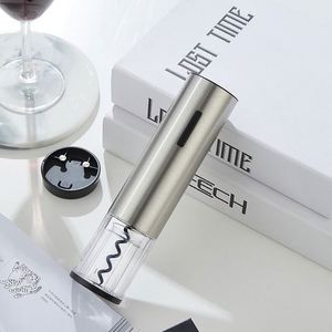 ที่เปิดขวดไวน์ไฟฟ้าแบบชาร์จ USB ทำจากสแตนเลส พร้อมที่ตัดฟอยล์อัตโนมัติ อุปกรณ์ครัว ขายดี - Product Image 6