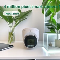 Cámara de Seguridad IP Inteligente con Domo PoE de 4MP, a Todo Color, con Audio Bidireccional, Alarma, Sistema de Monitoreo de Video CCTV, Venta al Por Mayor de Fábrica