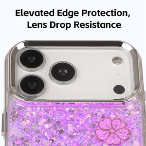 เคสโทรศัพท์แบบเหลววิบวับลายผีเสื้อสุดหรู สำหรับ iPhone 15 16 17 Pro Max ผลิตจากโรงงาน OEM ขายส่ง ป้องกันการกระแทก - Product Image 4