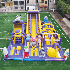 Parc à thème gonflable avec parcours d'obstacles pour adultes, équipement extérieur, parcours d'obstacles gonflable - Product Image 3