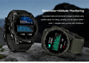 Orologio con Ricarica Magnetica, Smartwatch Tattico da 1,43 Pollici AMOLED, Chiamate Wireless, Impermeabile 5ATM, Tracker per Sport all'Aperto - Product Image 4