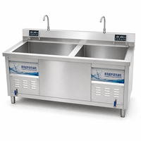 Lave-vaisselle à ultrasons robuste pour cuisines institutionnelles