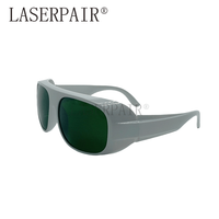Lunettes de sécurité laser à fibre industrielle 800-1100 nm OD7+ haute puissance pour soudeuse laser portative