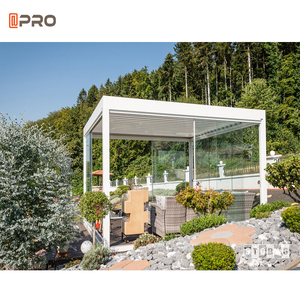 Modern Louver Roof Kit for Sunshade Waterproof <strong>Pergola</strong> Opening Roof Louver Roof Sun Shade Aluminium Louvers <strong>Window</strong> Made in China - Product Image 6