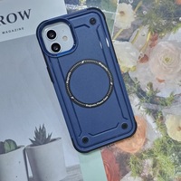 Vkoo-Coque robuste antichoc magnétique pour iPhone 16, 15 Pro Max TPU + PC, accessoires pour iPhone 14, 13, 12, 11
