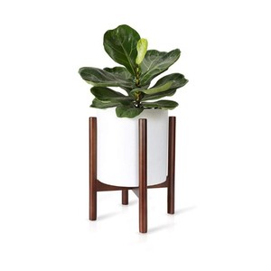 Soporte para Macetas de Madera Maciza, Diseño Minimalista de Hierro, Uso en Interiores del Hogar, Forma Circular, BH 5854 - Product Image 4