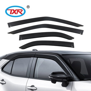 ที่บังฝนประตูรถยนต์สีดำ, ที่บังแดดกระจกบังแดดชิ้นส่วนตัวถังรถสำหรับ Toyota <span class=keywords><strong>Yaris</strong></span> CROSS <span class=keywords><strong>2022</strong></span> - Product Image 2
