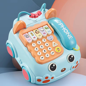 Jouet Téléphone Simulé pour Enfants, Histoire de Marmotte, Musique de Piano Simulé, Téléphone à Tirer, Jouet Éducatif Précoce et Puzzle - Product Image 4