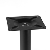 Pied de Table métallique en fonte, douille, meubles traditionnels, ronds, en métal, pour repas et café, vente en gros, 1 pièce