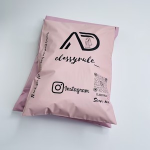 Sobre <span class=keywords><strong>de</strong></span> Correo Personalizado Rosa con <span class=keywords><strong>Código</strong></span> QR y Logotipo, Bolsa <span class=keywords><strong>de</strong></span> Envío Impresa con Agradecimiento, Impermeable, para Pequeñas Empresas - Product Image 6
