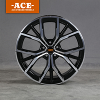 Rines Forjados de 17, 18, 19, 20, 21 y 22 Pulgadas, 5x100, 5x112, 5x114.3, 5x120, Negros Brillantes, Estilo BMW 845M, para M3, M4, G20, G80