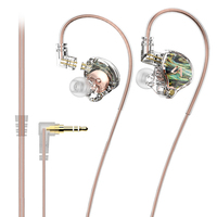Écouteurs intra-auriculaires filaires Lafitear LM3 avec transducteur dynamique 1DD, basses HiFi, coque 3D, et câble détachable à 2 broches
