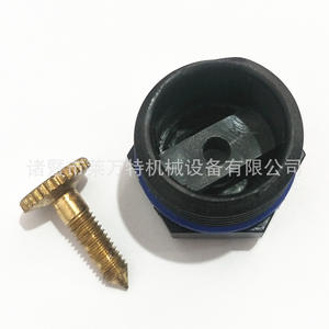 Tête de micro-arroseur réglable tout en cuivre pour l'irrigation des pelouses et des jardins, pulvérisateur agricole de table à 4 points fabriqué - Product Image 4