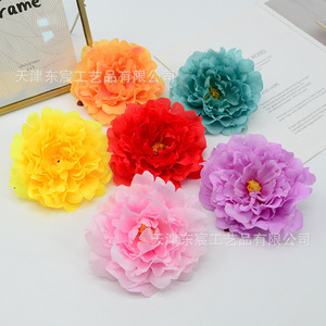 ดอกโบตั๋นประดิษฐ์จาก Dongchen Crafts ดอกไม้ผ้าไหม 7G สำหรับตกแต่งงานแต่งงาน ตกแต่งบ้าน และจัดวางบนโต๊ะ - Product Image 3