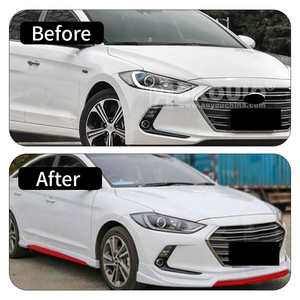 Bộ khuếch tán gió sau, cản sau, phụ kiện thân xe Wide Body Kit SKOUIO-W4 dành cho <span class=keywords><strong>Hyundai</strong></span> <span class=keywords><strong>Elantra</strong></span> 2016 2017 2018 - Product Image 2