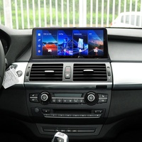 Écran Radio Voiture Système Linux 10.25 Pouces pour BMW X5 X6 E70 E71 Système CCC GPS Voiture avec Double Système Carplay Sans Fil