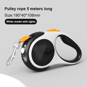 Laisse pour chien rétractable automatique à motif uni, populaire, à dégagement rapide, durable, anti-explosion, équipement de promenade pour chien, ruban - Product Image 5