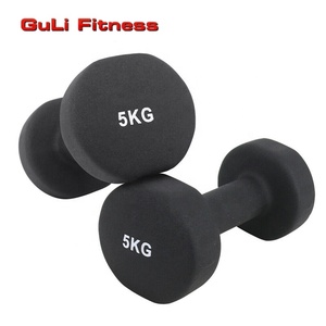 Haltères en fer revêtu de vinyle 3lb 5lb 8lb 10lb <span class=keywords><strong>12lb</strong></span> Haltères souples à prise facile pour la musculation Réhabilitation du corps - Product Image 4
