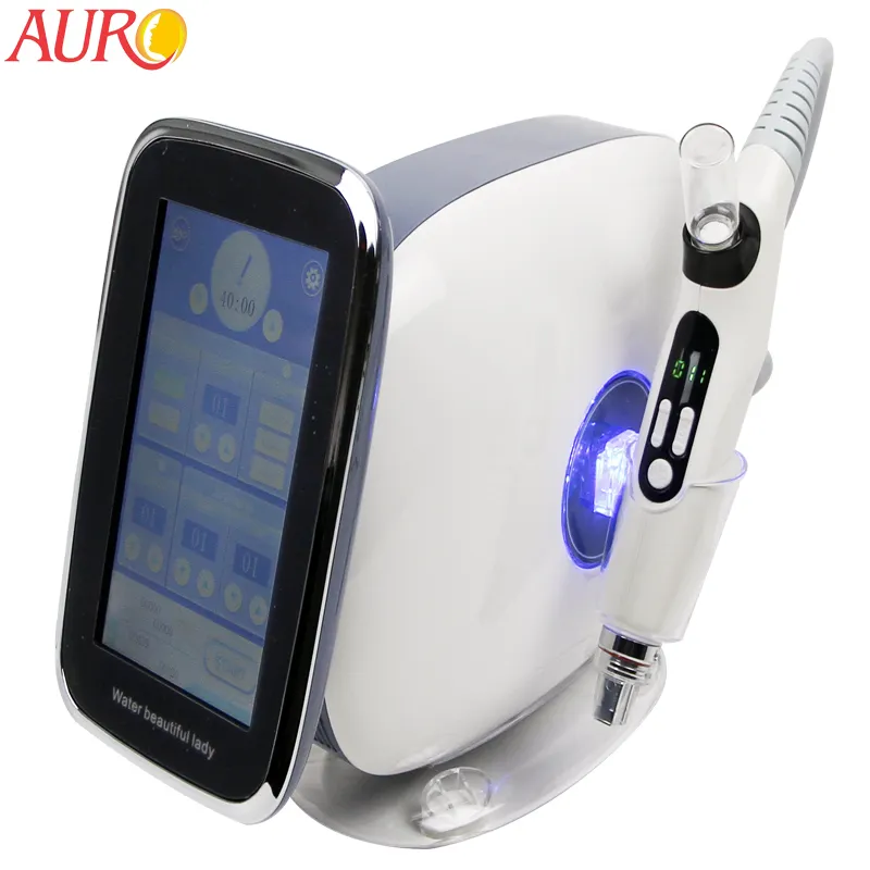 Au-68B New Arrival 2024 Portable 3 in 1 Needle Free Ems Rf Mesotherapy Injection Gun Wrinkle Removal Machine