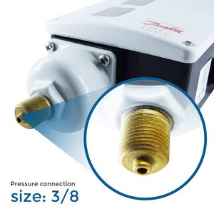 Pressostat d'huile Danfoss, filetage G1/2, IP54, montage mural, pour automobiles, pompes, chaudières, CVC - Product Image 6