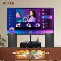 DEKEN KA-500 II USB İnteraktif Ses Giriş Amplifikatörü 2 Kanal Stereo Profesyonel 500W Güç Amplifikatörü Karaoke Ev KTV