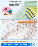 Chaussettes de compression en cuivre à logo personnalisé, soutien de la voûte plantaire de haute qualité, respirantes, colorées, pour le sport, les voyages et la compression athlétique