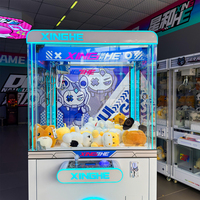 Machine de jeu à grue à monnayeur en métal, machine de jeu à cadeaux, facile à utiliser et à entretenir, garantie 1 an
