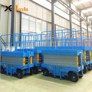 Plataforma Elevadora de Tijera Eléctrica a Batería, Mesa de Trabajo Usada en Almacenes y Fábricas, Elevador de Personas con Certificado CE - Product Image 4