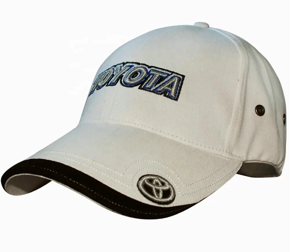 100% القطن تويوتا التطريز المعدنية مخصص الرياضة البيسبول قبعة أبي قبعة