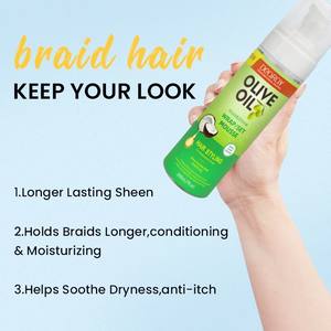 Envoltura espumosa de aceite de oliva Popular, conjunto de Mousse para sujetar el pelo, protección anticizalla, rizada, característica - Product Image 3