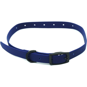 NiBao PVC-beschichtetes, strapazierfähiges Nylon-Gurtband Hundehalsband, wasserdicht, kaubeständig, verstellbare Haustierhalsbänder - Product Image 1