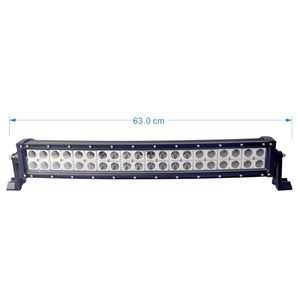 Barre lumineuse LED incurvée 12V 21 pouces 120W à double rangée, super lumineuse, de bonne qualité, combinant faisceau spot et faisceau large, pour camions tout-terrain <span class=keywords><strong>4x4</strong></span> - Product Image 4