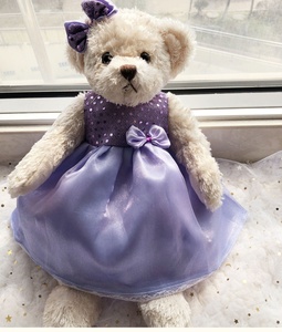Personalizzabile orsacchiotto giocattolo per il bambino morbido peluche regali di nozze ragazzo e ragazza coppia con vestiti pieni di cotone PP - Product Image 4
