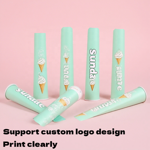 Emballage jetable en forme de cône pour sucettes glacées, tube personnalisé pour sucettes glacées, tube en papier pour sucettes glacées, emballage pour sucettes glacées - Product Image 6