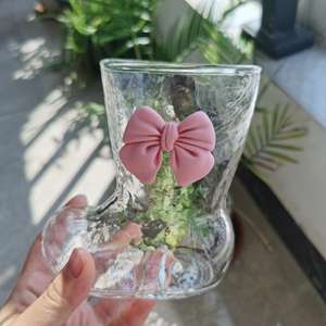 2025 lunettes de noël idée cadeau mignon Santa botte en forme de verre tasses <span class=keywords><strong>à</strong></span> boire pour les filles nouveau produit en verre <span class=keywords><strong>verres</strong></span> - Product Image 1