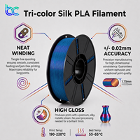 Filament Becreative Gold Silk PLA/PVA 1,75 mm 1 kg, surface métallique brillante, haute résistance, OEM ODM, vente en gros