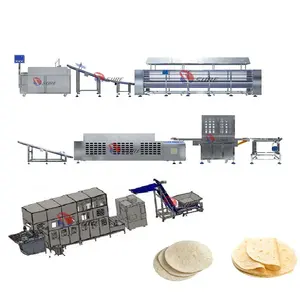 Hand push type tortilla bread making machine / high output pita bread shaping machine / thin flat pancake maker for sale