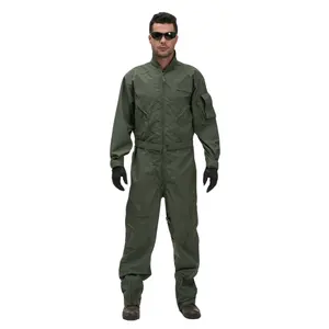 In-stock F5115 CWU 27-P Aramid IIIA 4.5OZ Sage Green Pilot Flight Suit